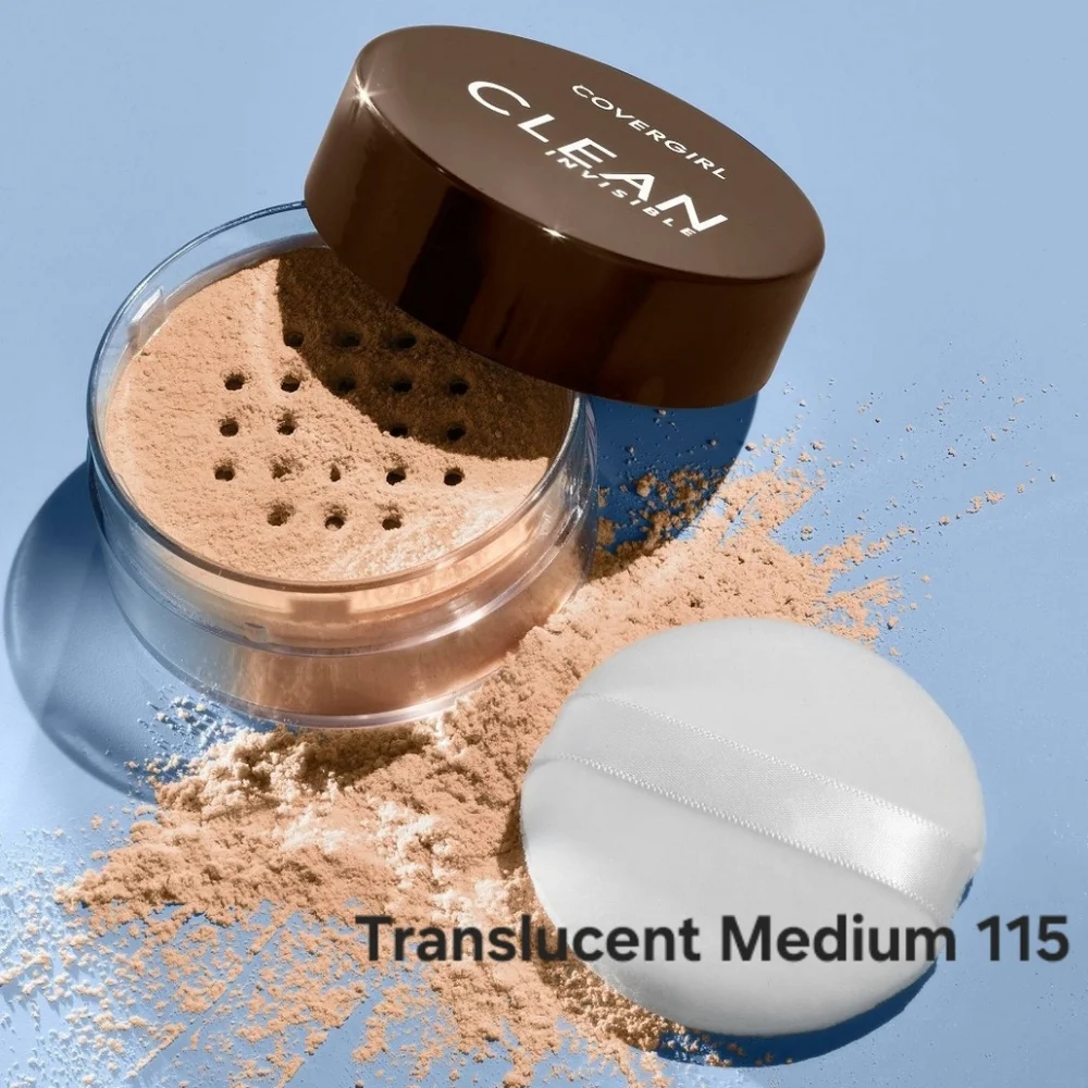 ⭐4/$15 CoverGirl Clean Invisible Loose Setting Powder Translucent Medium